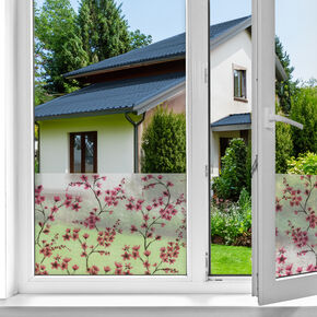 Fensterfolie Static window border Cherry Blossom